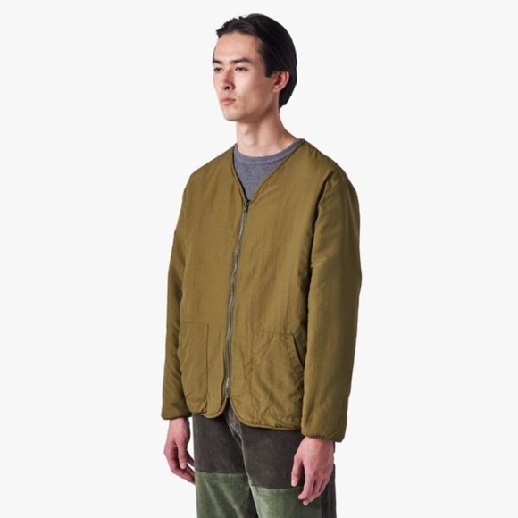 Livestock Reversible Fleece Cardigan - Green/Brown Plaid - Picture 4 of 11